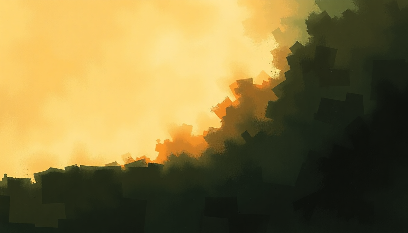 Fan-driven abstract illustration evoking the emotional arc of Send It Up by Kanye West