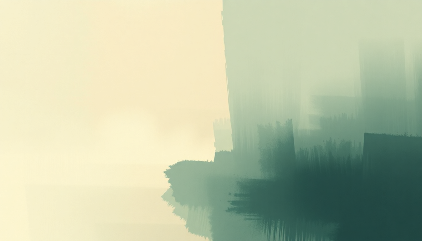 Fan-driven abstract illustration evoking the emotional arc of Separator by Radiohead