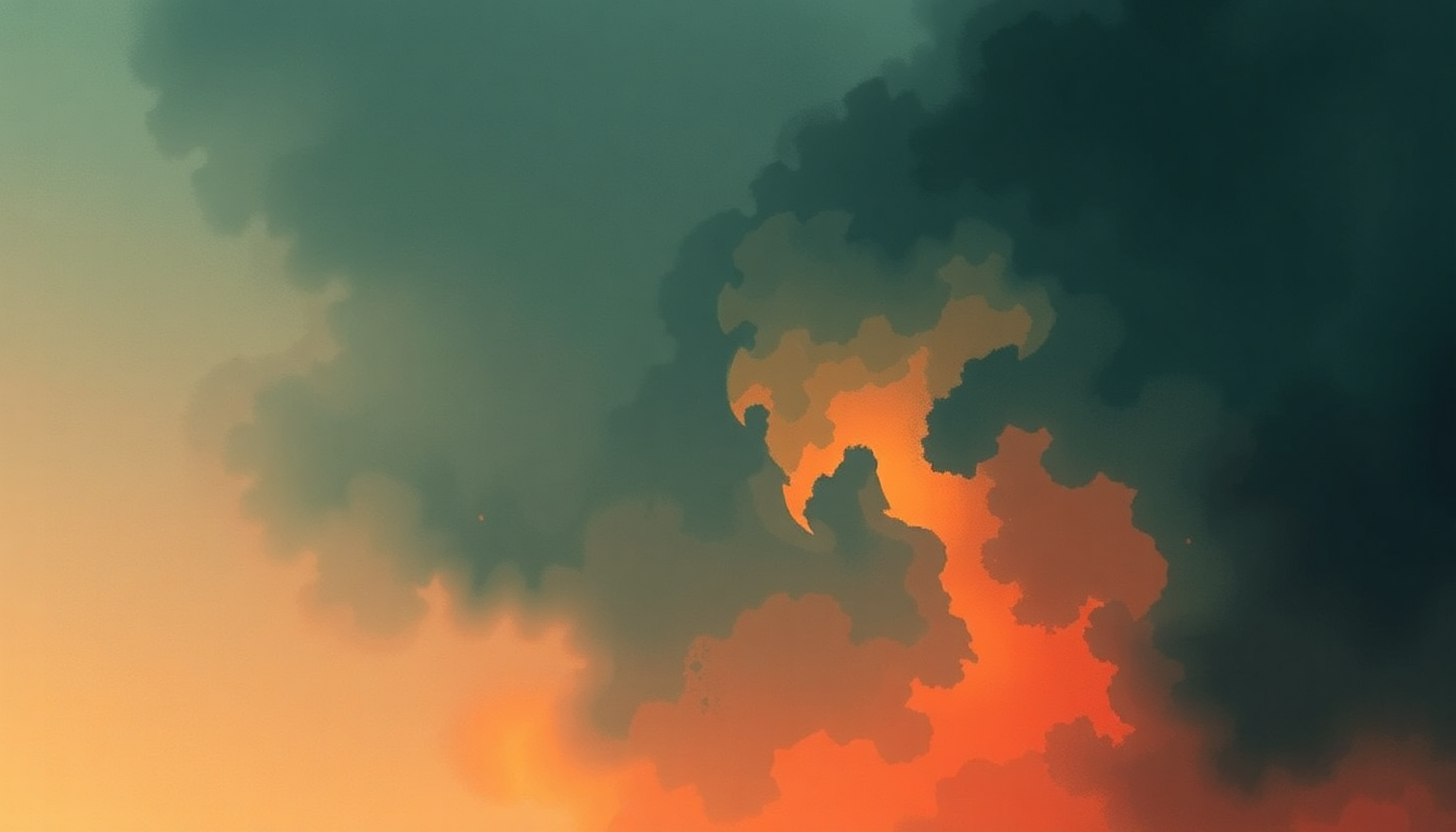 Fan-driven abstract illustration evoking the emotional arc of Serpents by Sharon Van Etten