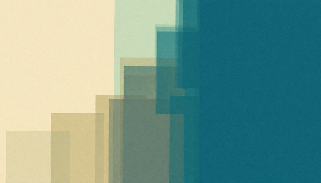 Fan-driven abstract illustration evoking the emotional arc of Seven Months by Portishead