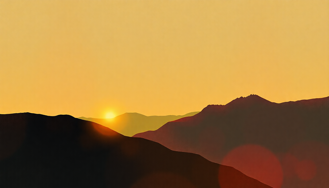 Fan-driven abstract illustration evoking the emotional arc of Seven Wonders by Fleetwood Mac