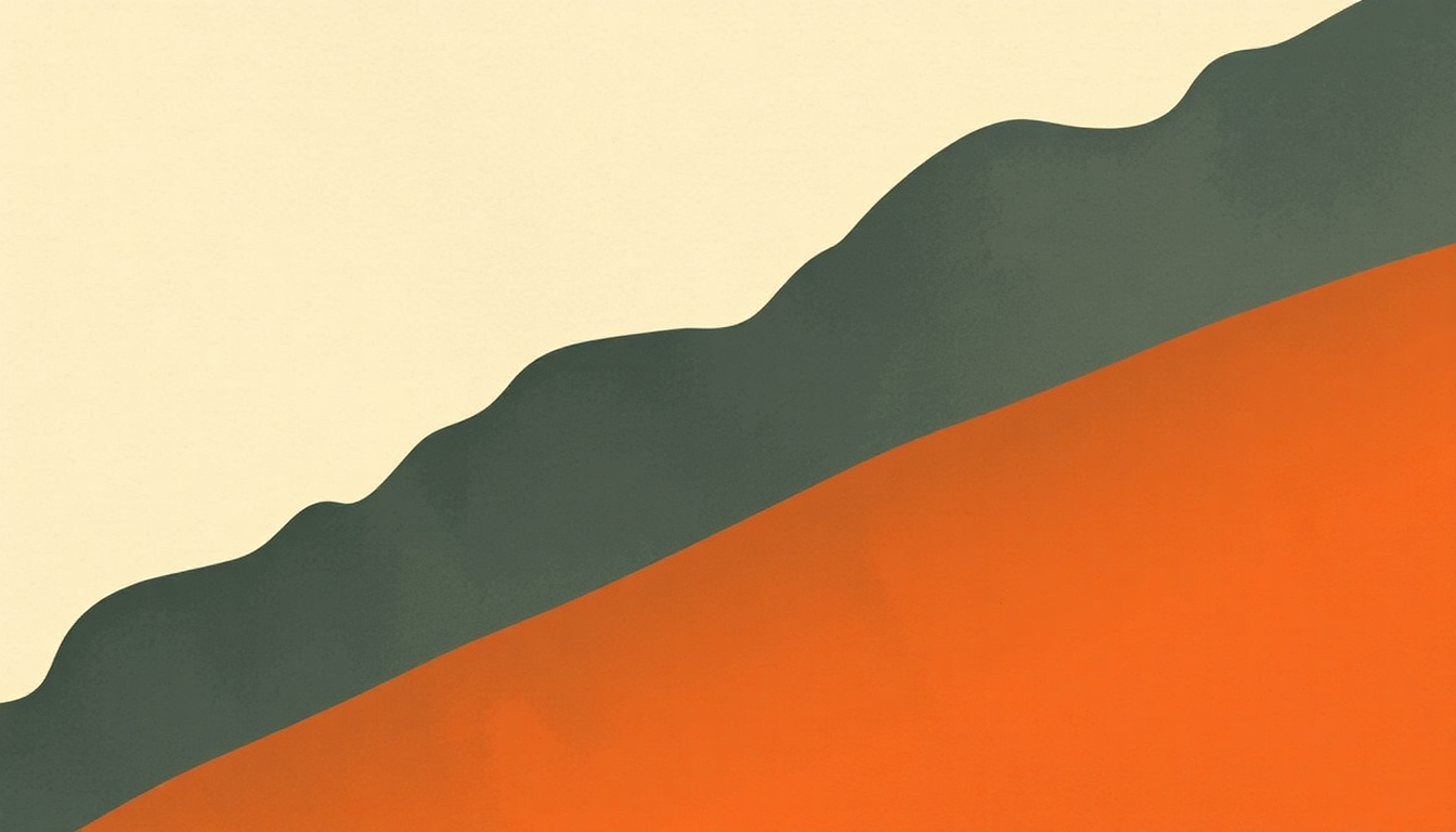 Fan-driven abstract illustration evoking the emotional arc of Seven Words by Weyes Blood