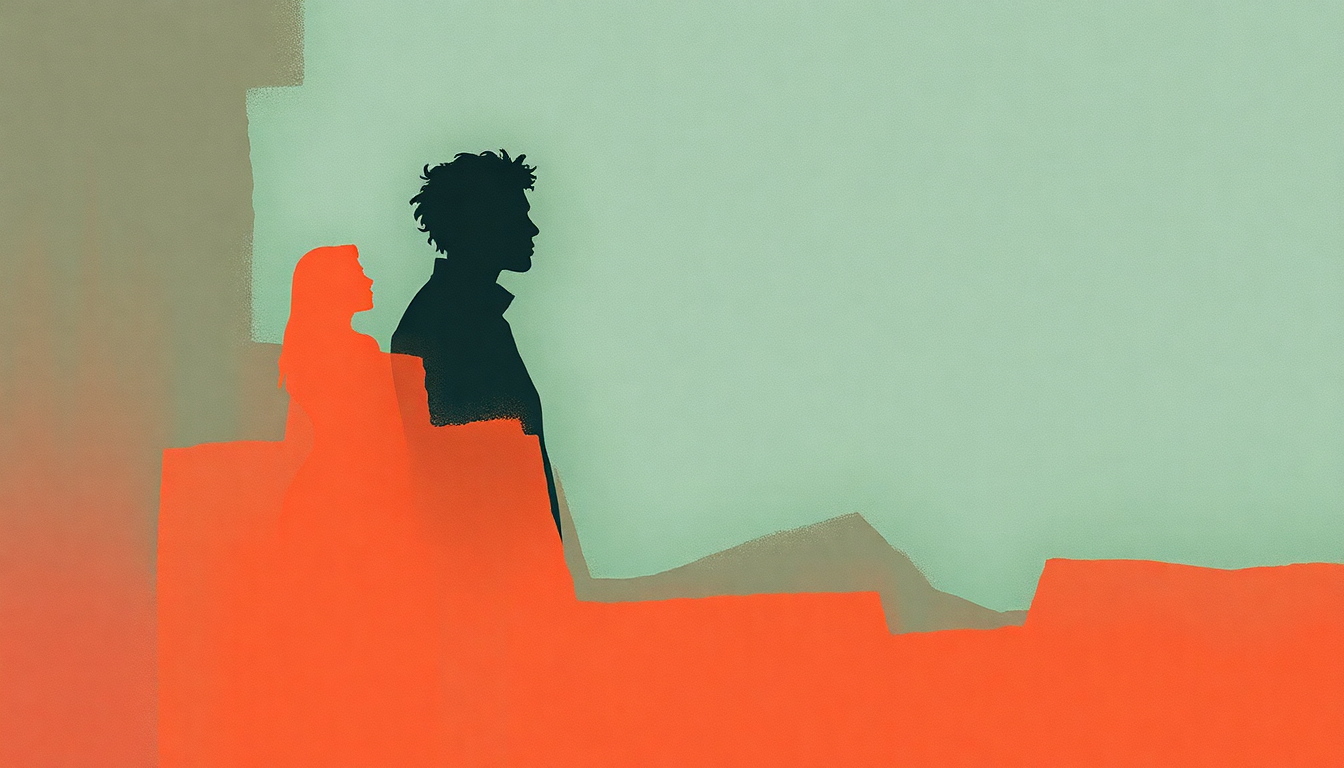 Fan-driven abstract illustration evoking the emotional arc of Sexual Eruption by Eric Benet