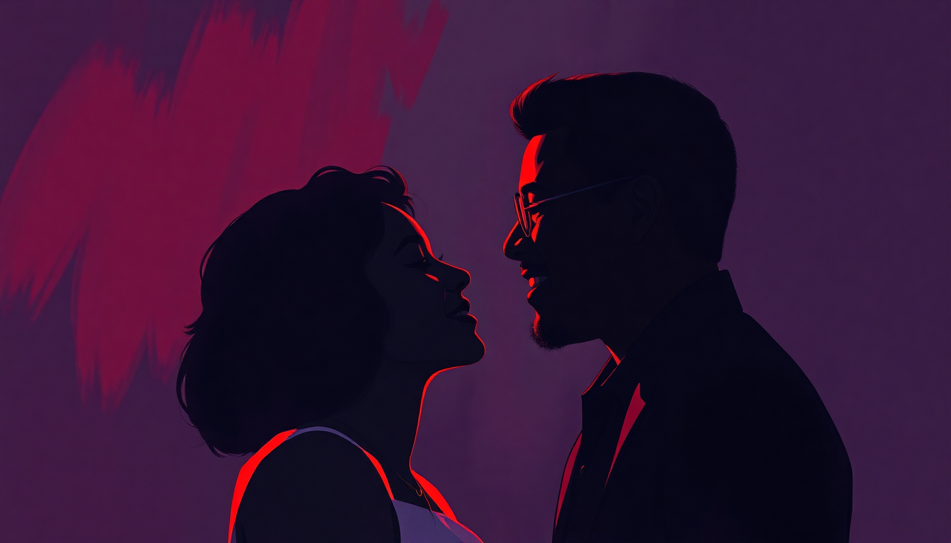 Fan-driven abstract illustration evoking the emotional arc of Sexual Healing by Marvin Gaye