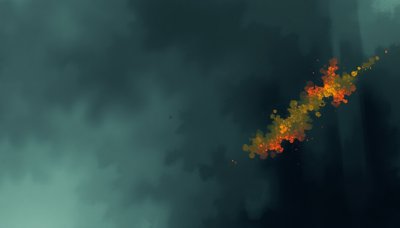 Fan-driven abstract illustration evoking the emotional arc of Shadow Moses by Bring Me the Horizon