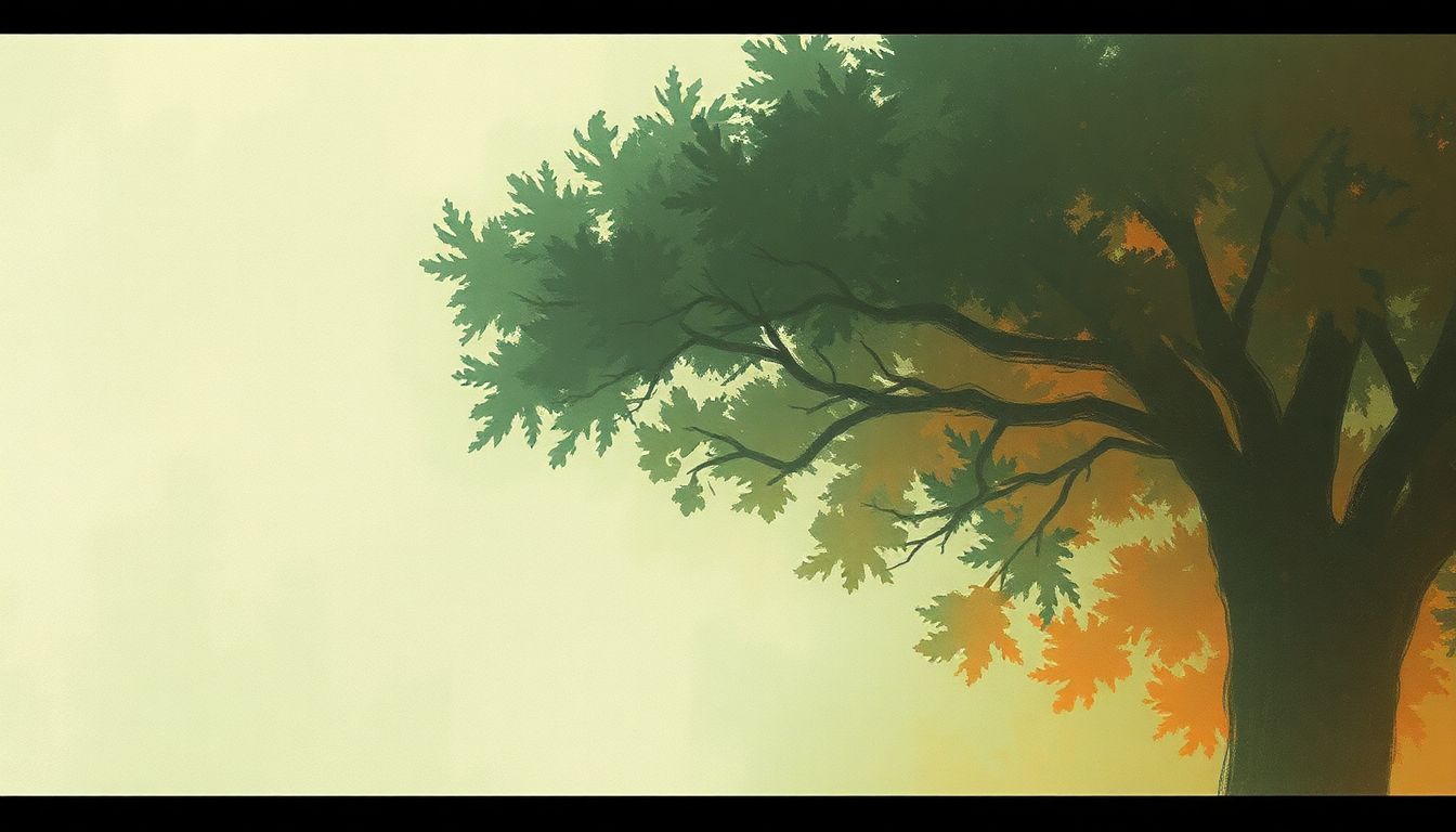 Fan-driven abstract illustration evoking the emotional arc of Shaking the Tree by Youssou NDour