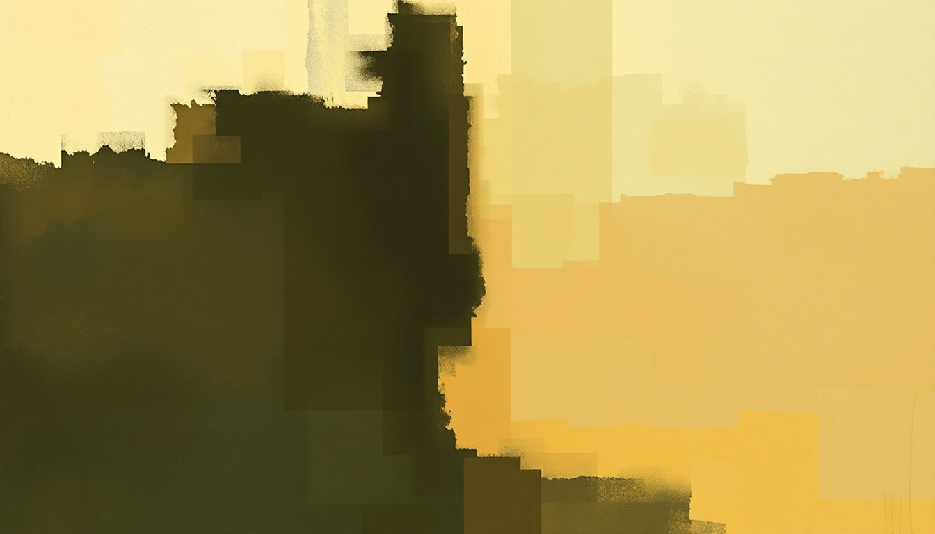 Fan-driven abstract illustration evoking the emotional arc of Shapes of Things by The Yardbirds