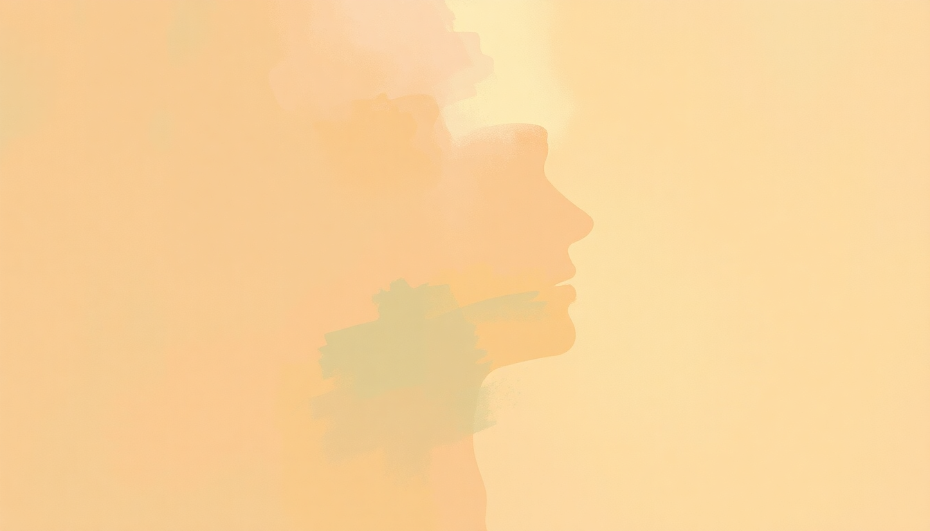 Fan-driven abstract illustration evoking the emotional arc of She's a Rainbow by The Rolling Stones