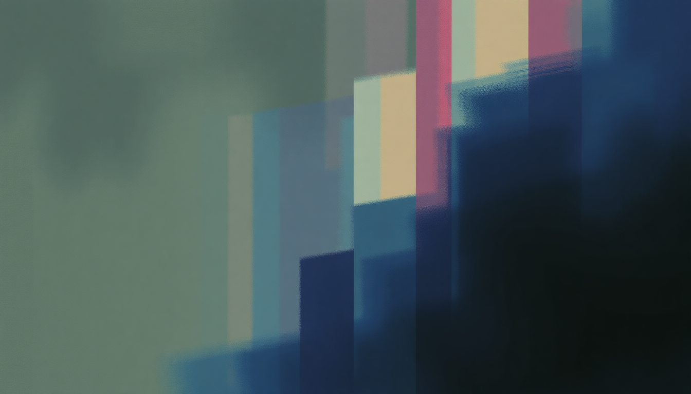 Fan-driven abstract illustration evoking the emotional arc of She's Hot to Go by Lyle Lovett