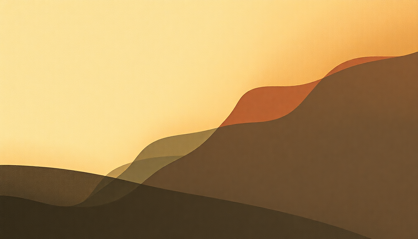 Fan-driven abstract illustration evoking the emotional arc of She's Not There by Carlos Santana