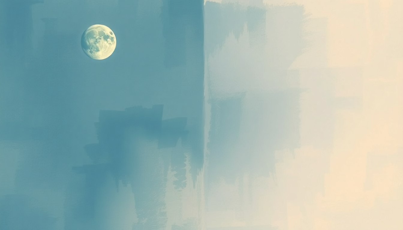 Fan-driven abstract illustration evoking the emotional arc of Shepherd Moons by Enya