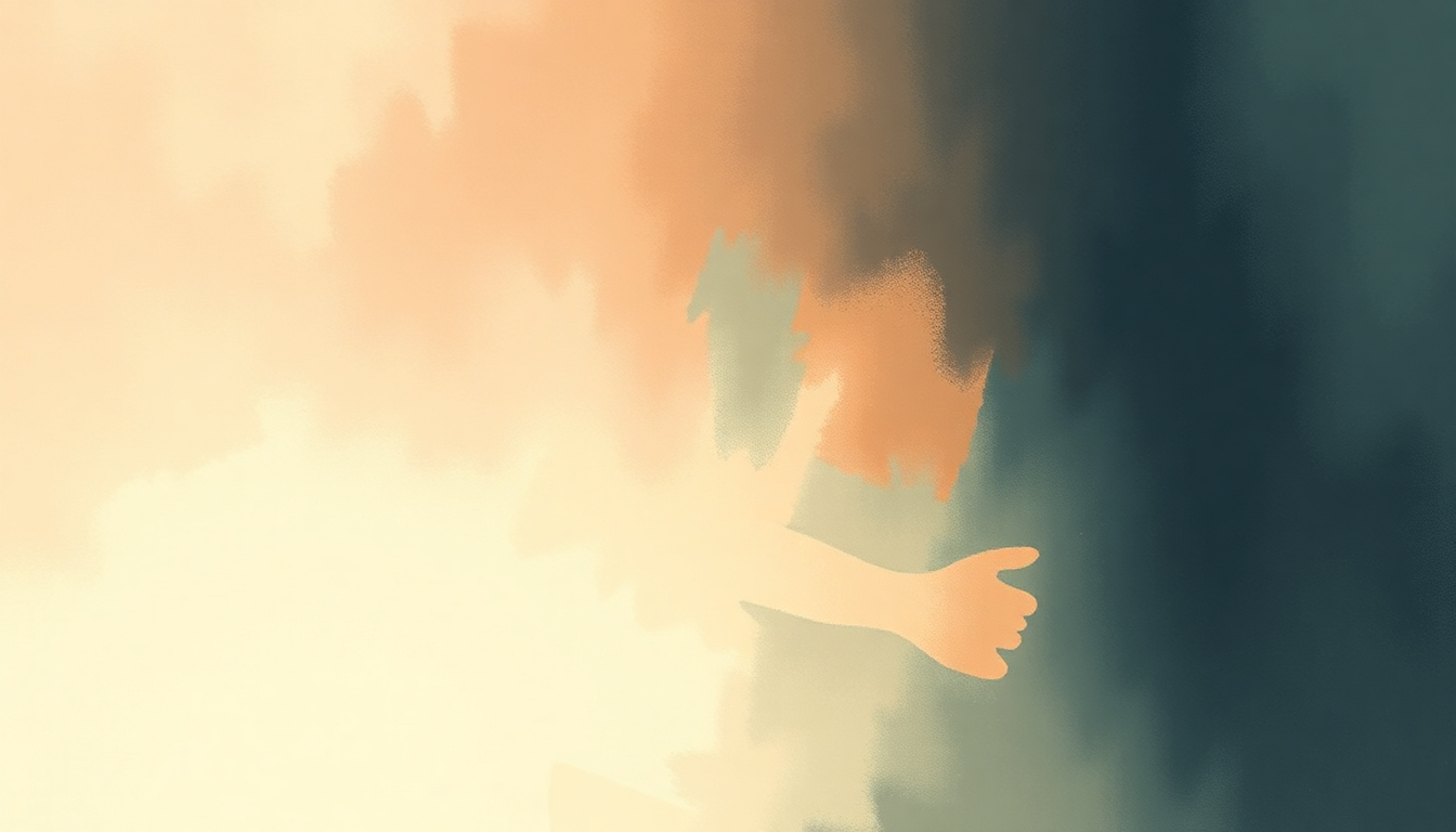 Fan-driven abstract illustration evoking the emotional arc of Shivers by Ed Sheeran