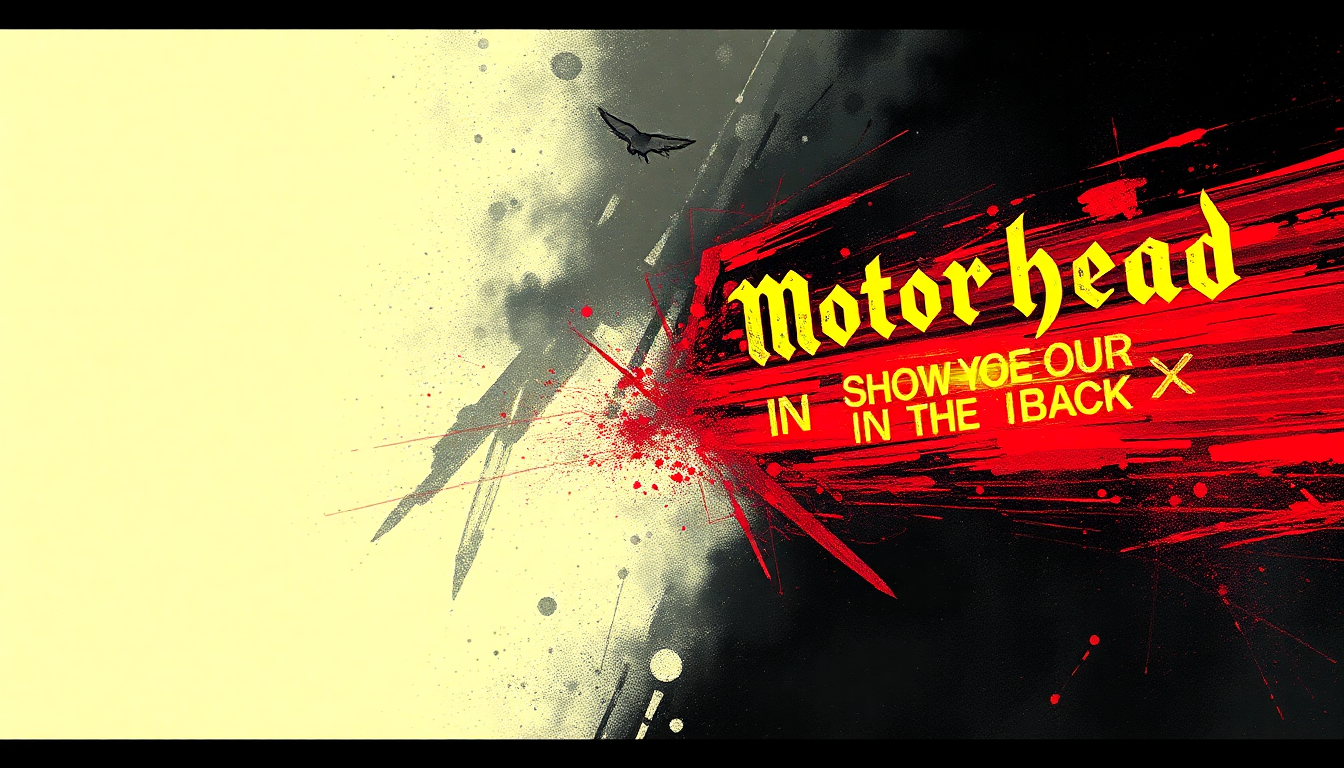 Fan-driven abstract illustration evoking the emotional arc of Shoot You in the Back by Motorhead