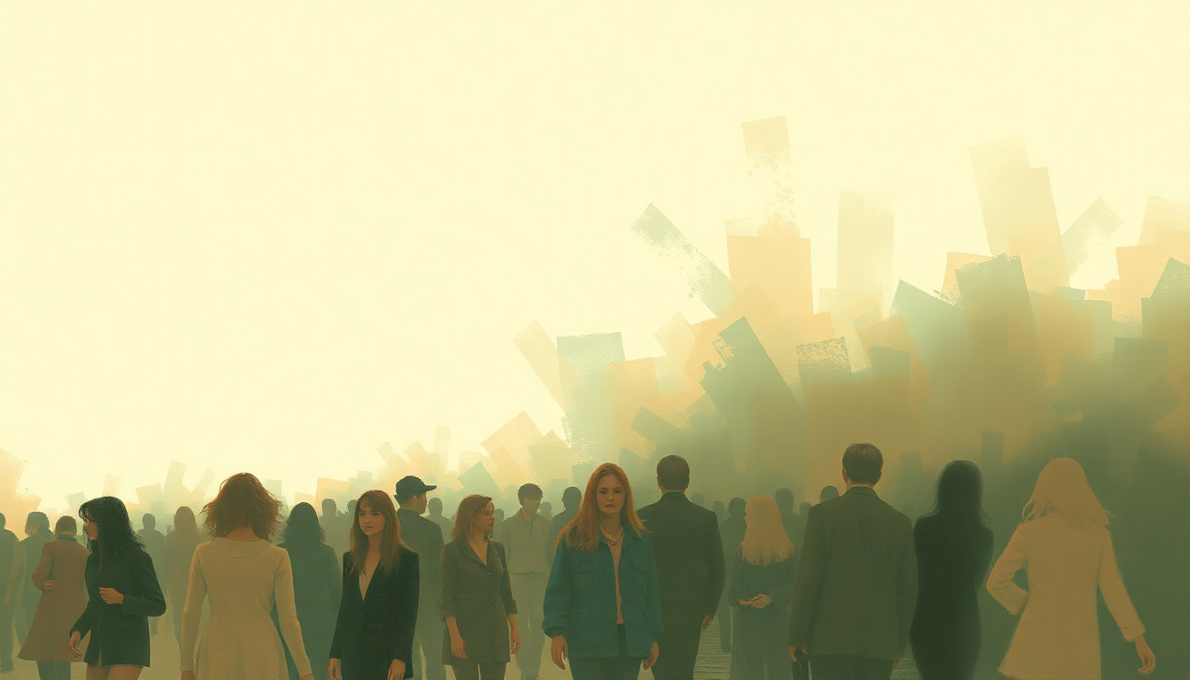 Fan-driven abstract illustration evoking the emotional arc of Shoplifting by The Slits