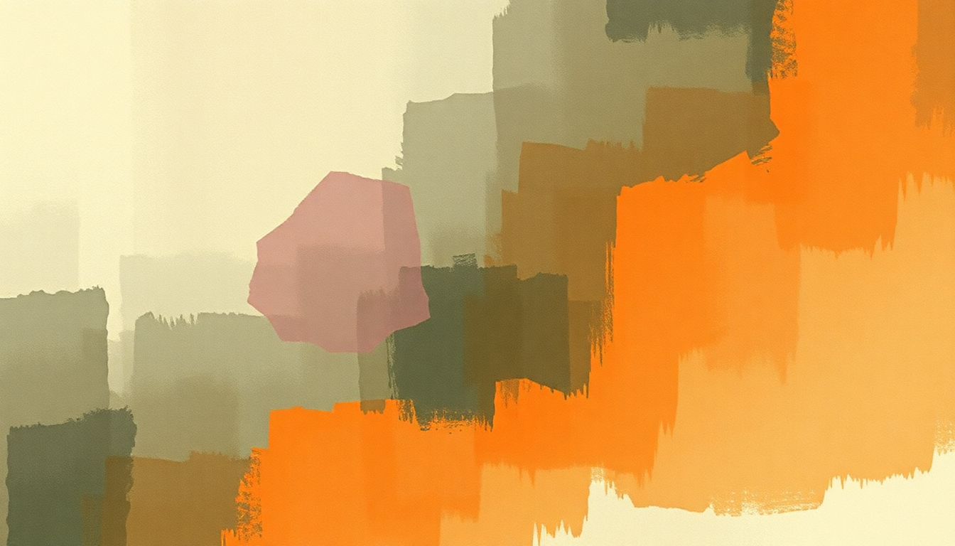 Fan-driven abstract illustration evoking the emotional arc of A Shot in the Arm by Wilco