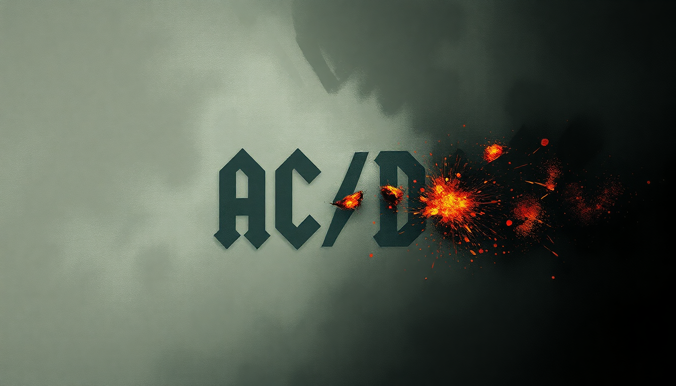 Fan-driven abstract illustration evoking the emotional arc of Shot in the Dark by AC/DC