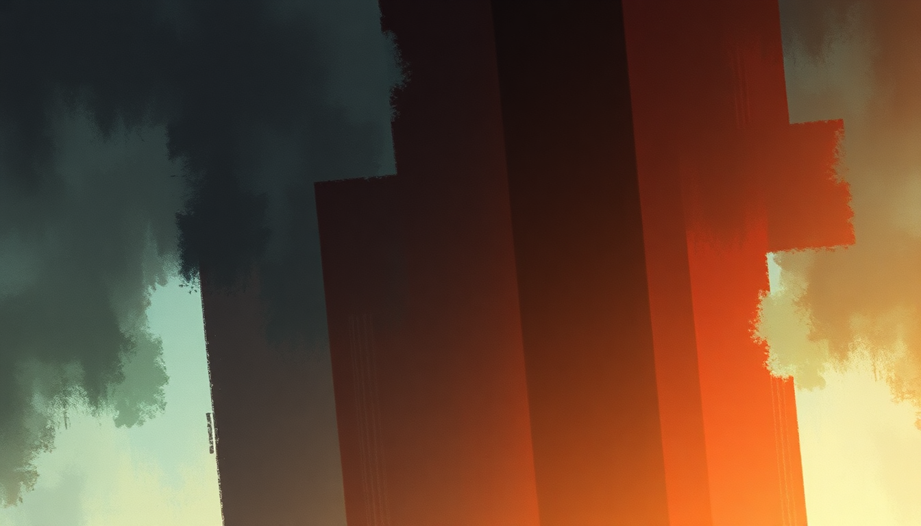 Fan-driven abstract illustration evoking the emotional arc of Show Me How to Live by Audioslave