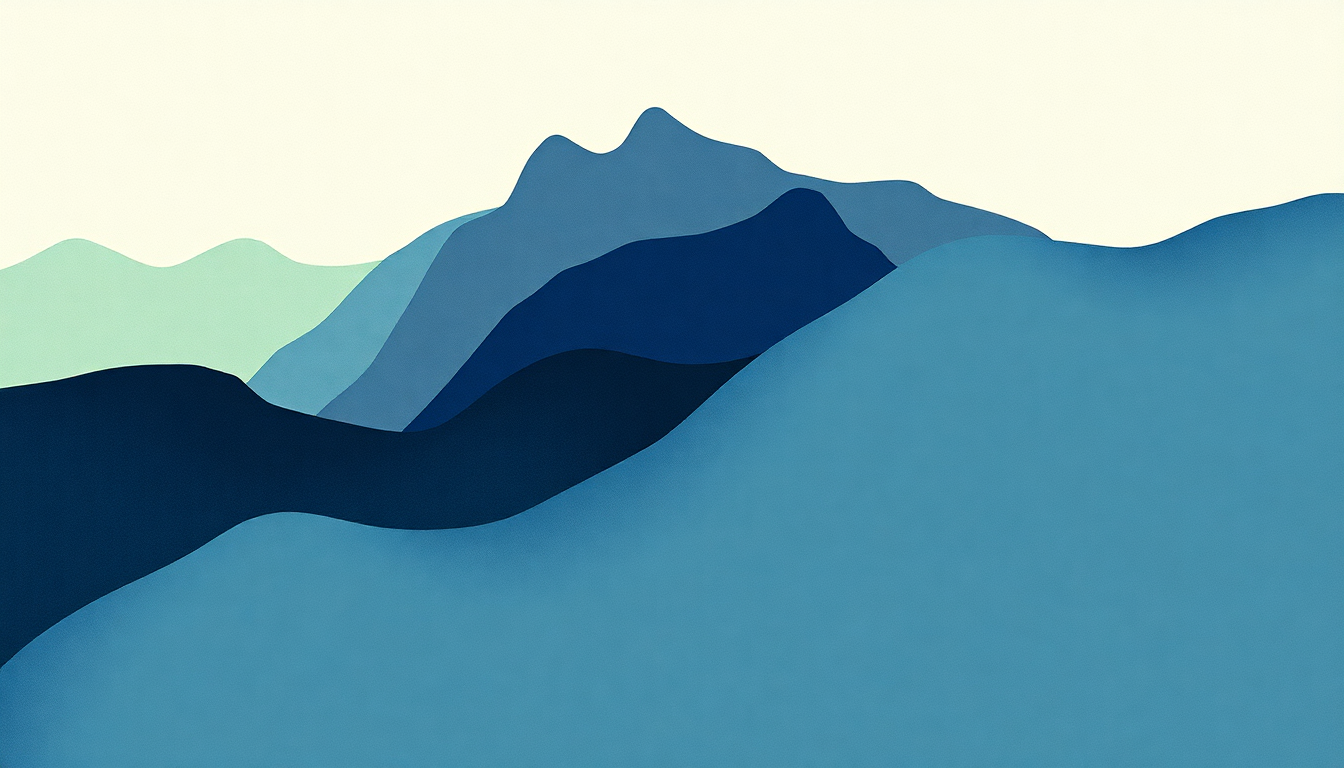 Fan-driven abstract illustration evoking the emotional arc of Signs by Bloc Party