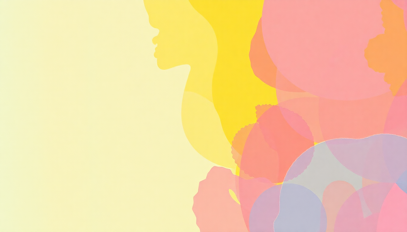 Fan-driven abstract illustration evoking the emotional arc of Silly Love Songs by Wings