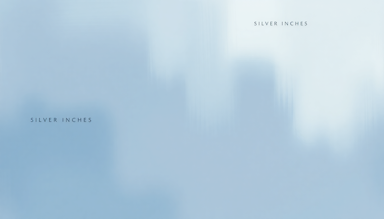Fan-driven abstract illustration evoking the emotional arc of Silver Inches by Enya