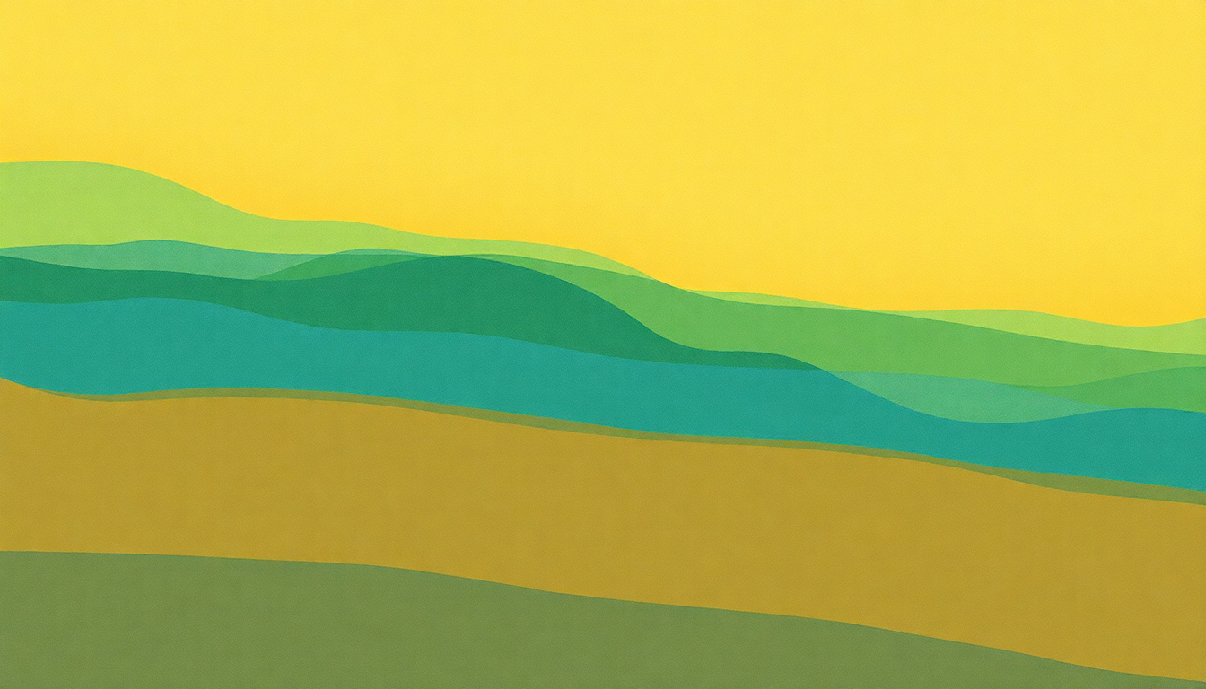 Fan-driven abstract illustration evoking the emotional arc of Simple Ser by Pedro the Lion