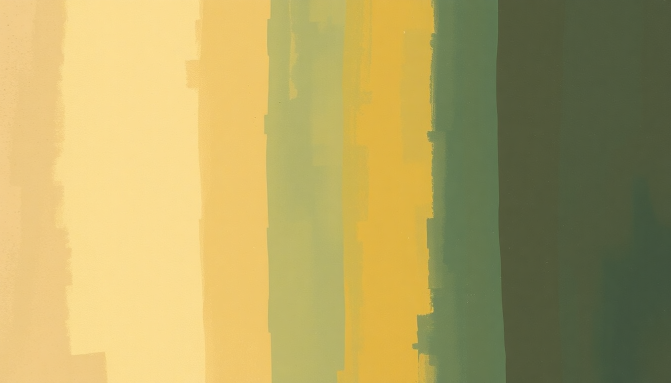 Fan-driven abstract illustration evoking the emotional arc of Sing a Simple Song by Sly and the Family Stone