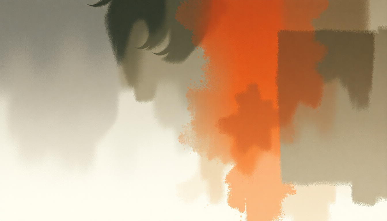 Fan-driven abstract illustration evoking the emotional arc of Sing by Ed Sheeran
