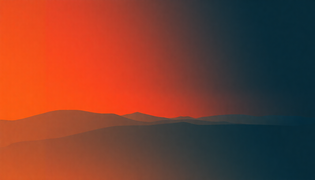 Fan-driven abstract illustration evoking the emotional arc of Sitting Still by R.E.M.