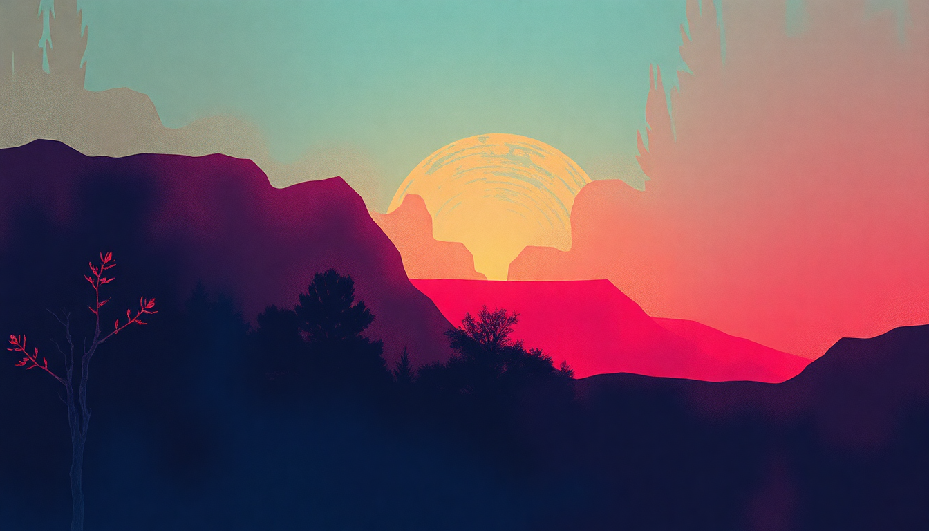 Fan-driven abstract illustration evoking the emotional arc of Skeletons by Stevie Wonder