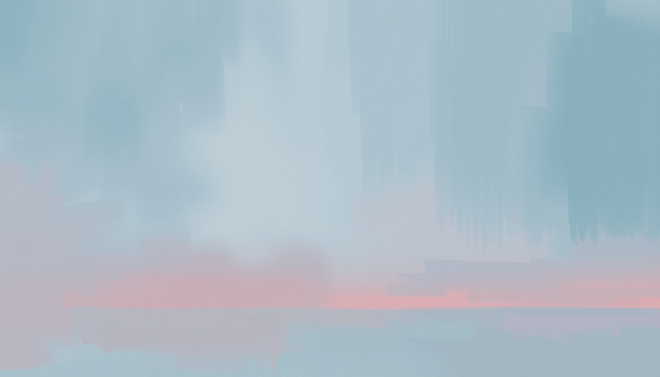 Fan-driven abstract illustration evoking the emotional arc of Skyline To by Frank Ocean