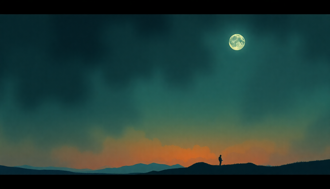 Fan-driven abstract illustration evoking the emotional arc of Sleep Like a Baby Tonight by U2