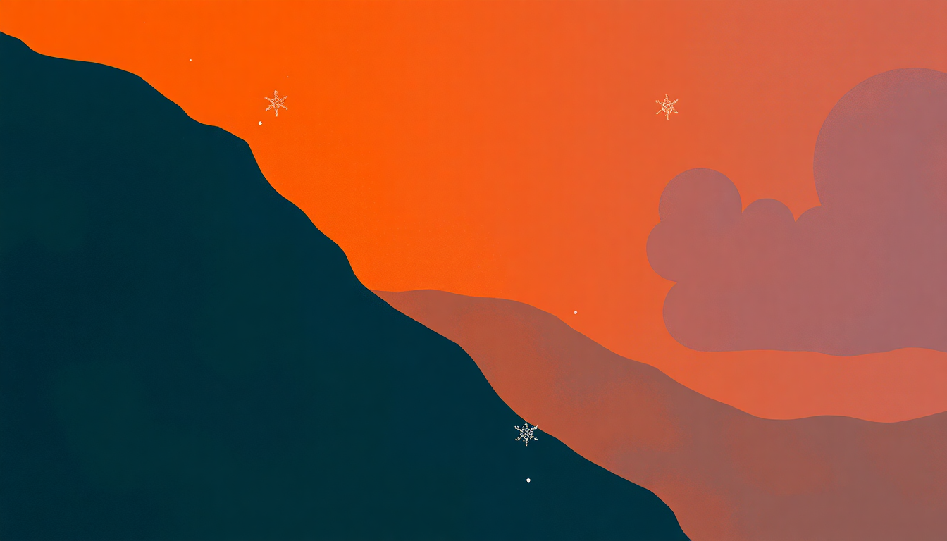 Fan-driven abstract illustration evoking the emotional arc of Sleeping Bag by ZZ Top