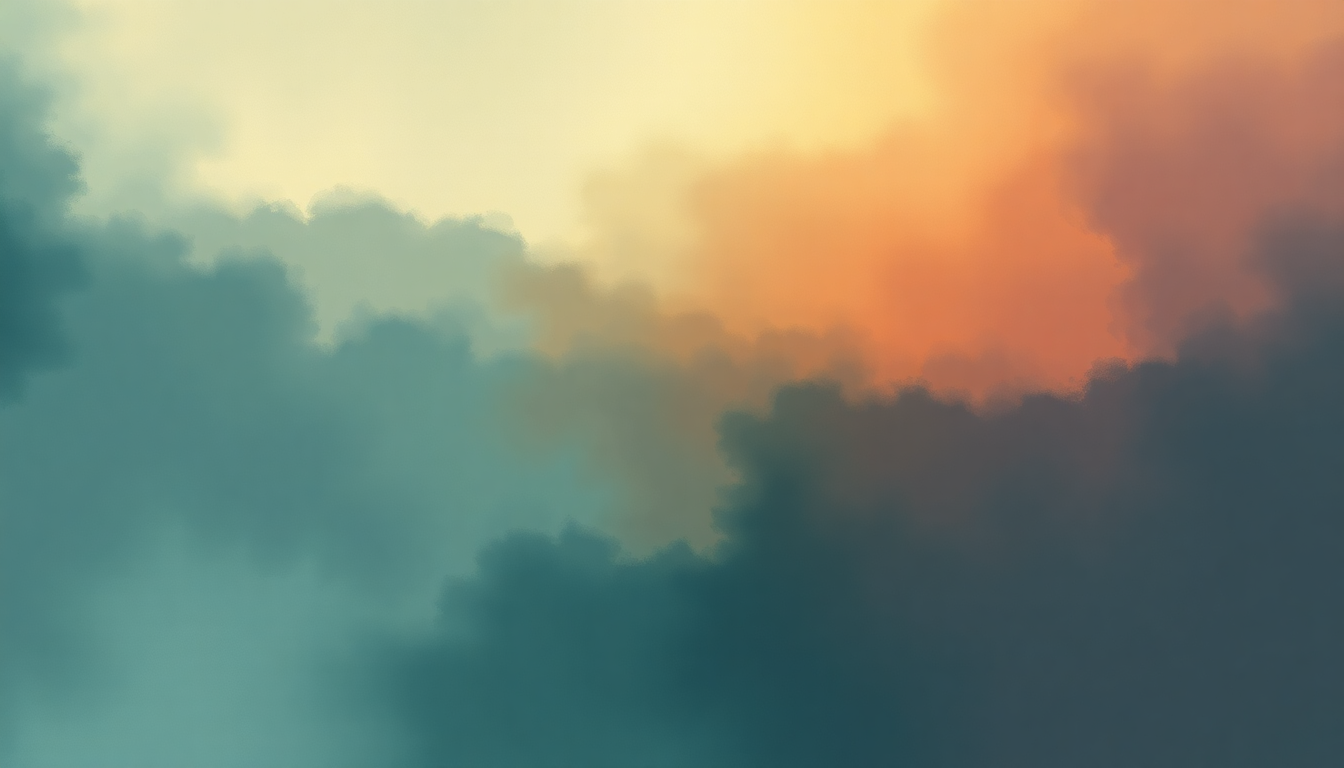 Fan-driven abstract illustration evoking the emotional arc of Sleepwalking by Razorlight