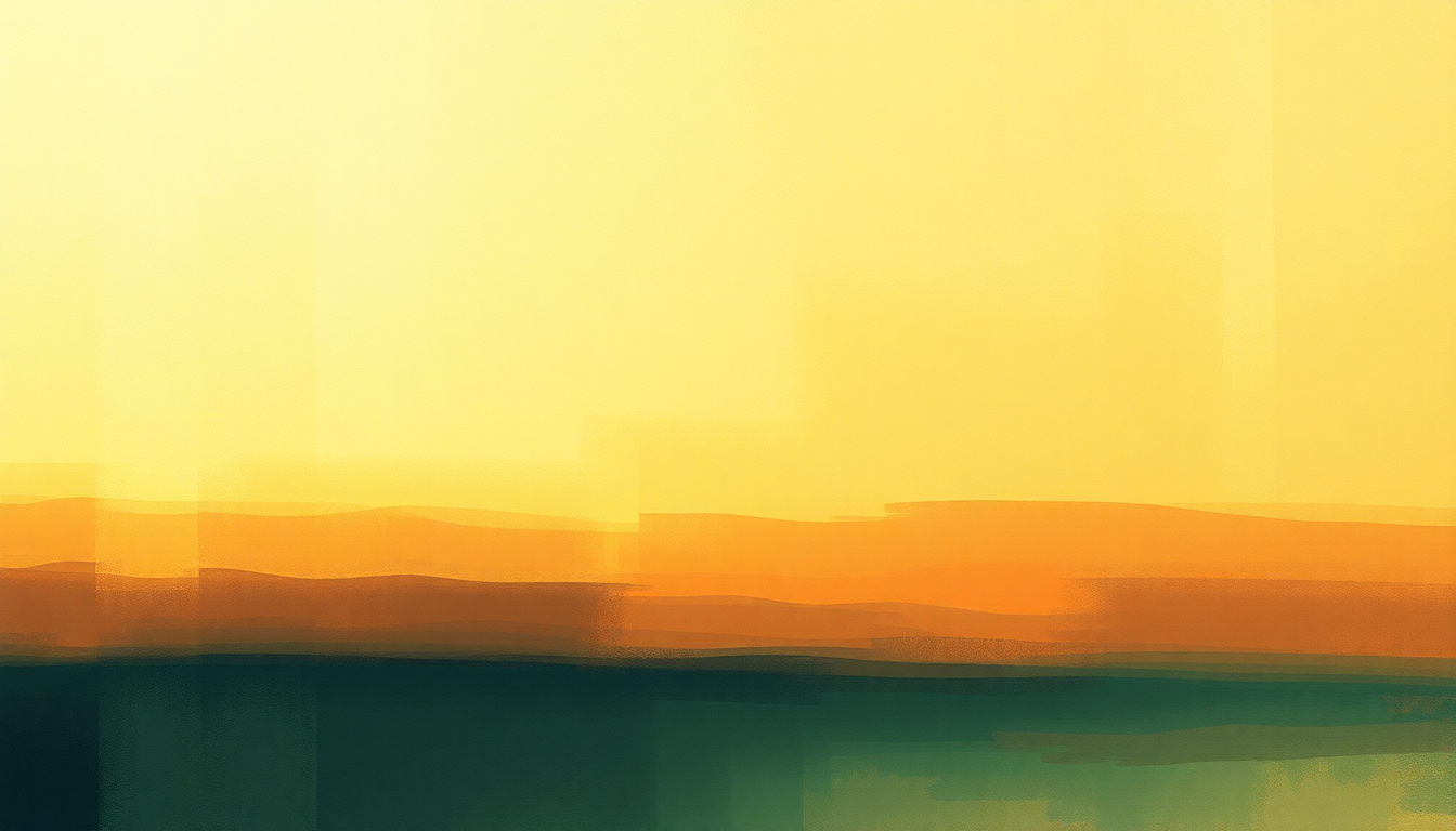 Fan-driven abstract illustration evoking the emotional arc of Sloop John B by The Beach Boys