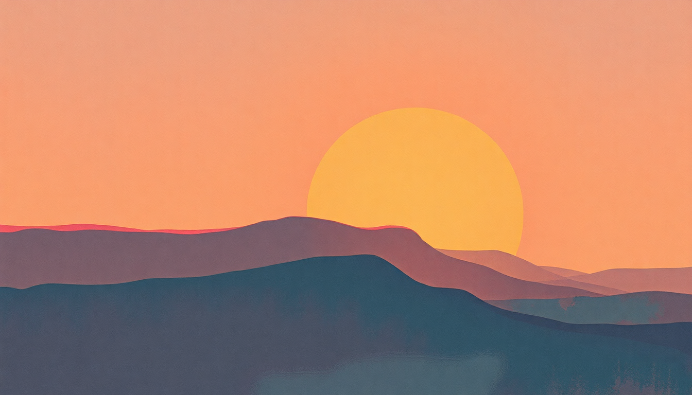 Fan-driven abstract illustration evoking the emotional arc of Smackwater Jack by Carole King