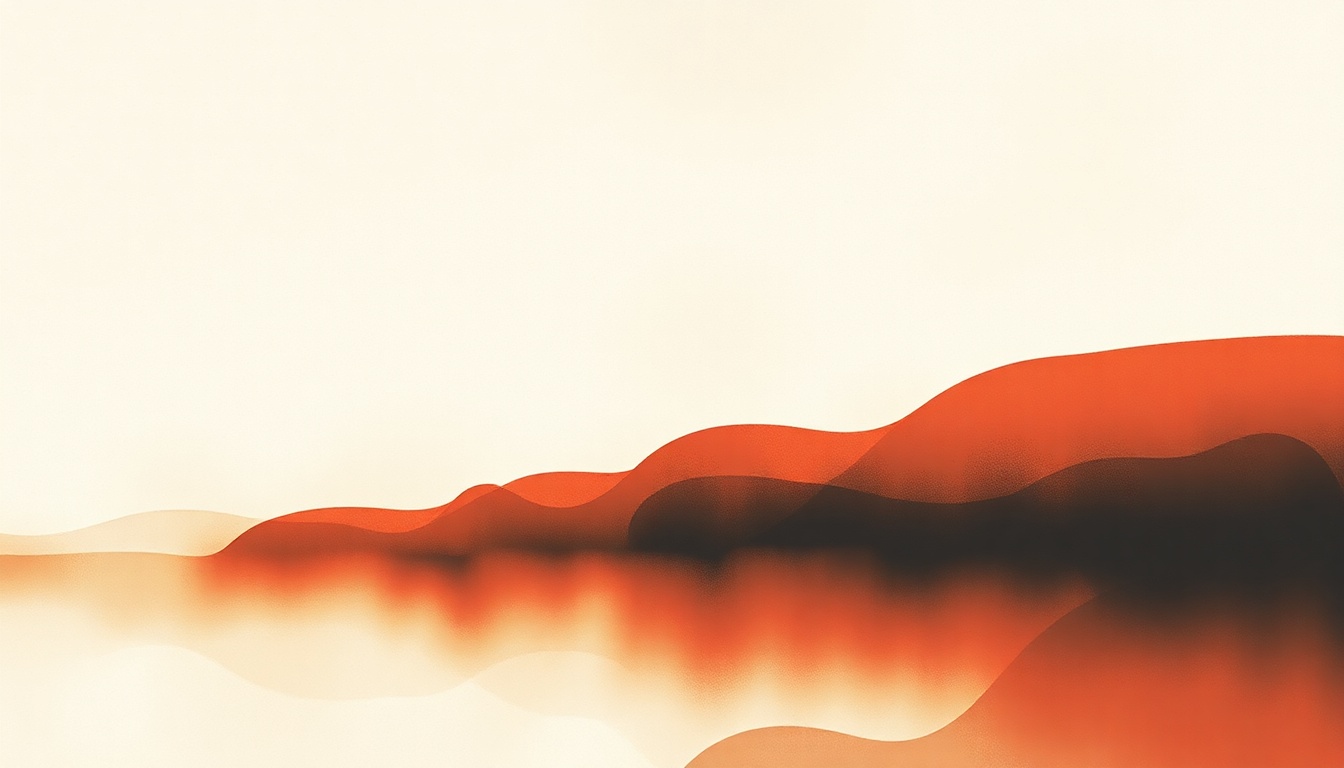 Fan-driven abstract illustration evoking the emotional arc of Small Things by Ben Howard