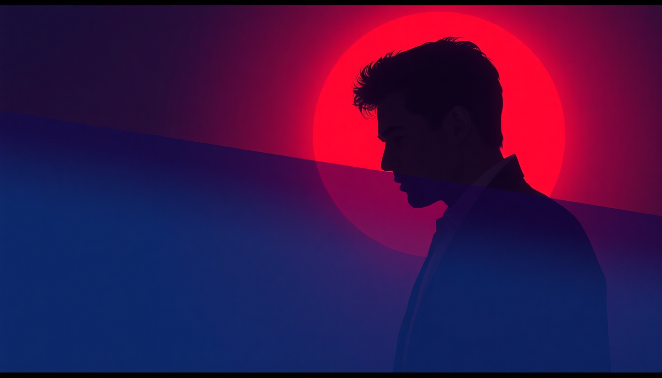 Fan-driven abstract illustration evoking the emotional arc of Smooth Operator by Big Daddy Kane