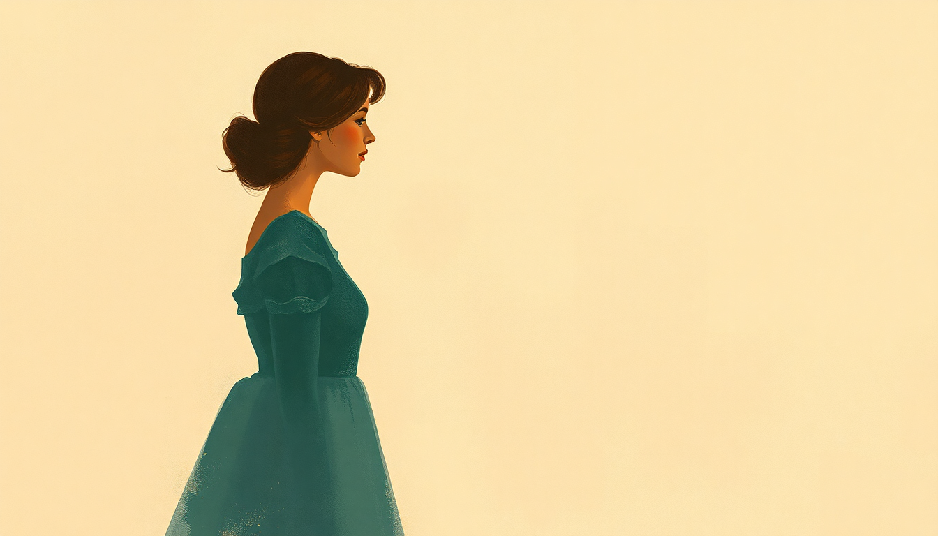 Fan-driven abstract illustration evoking the emotional arc of So Long, Farewell by Julie Andrews