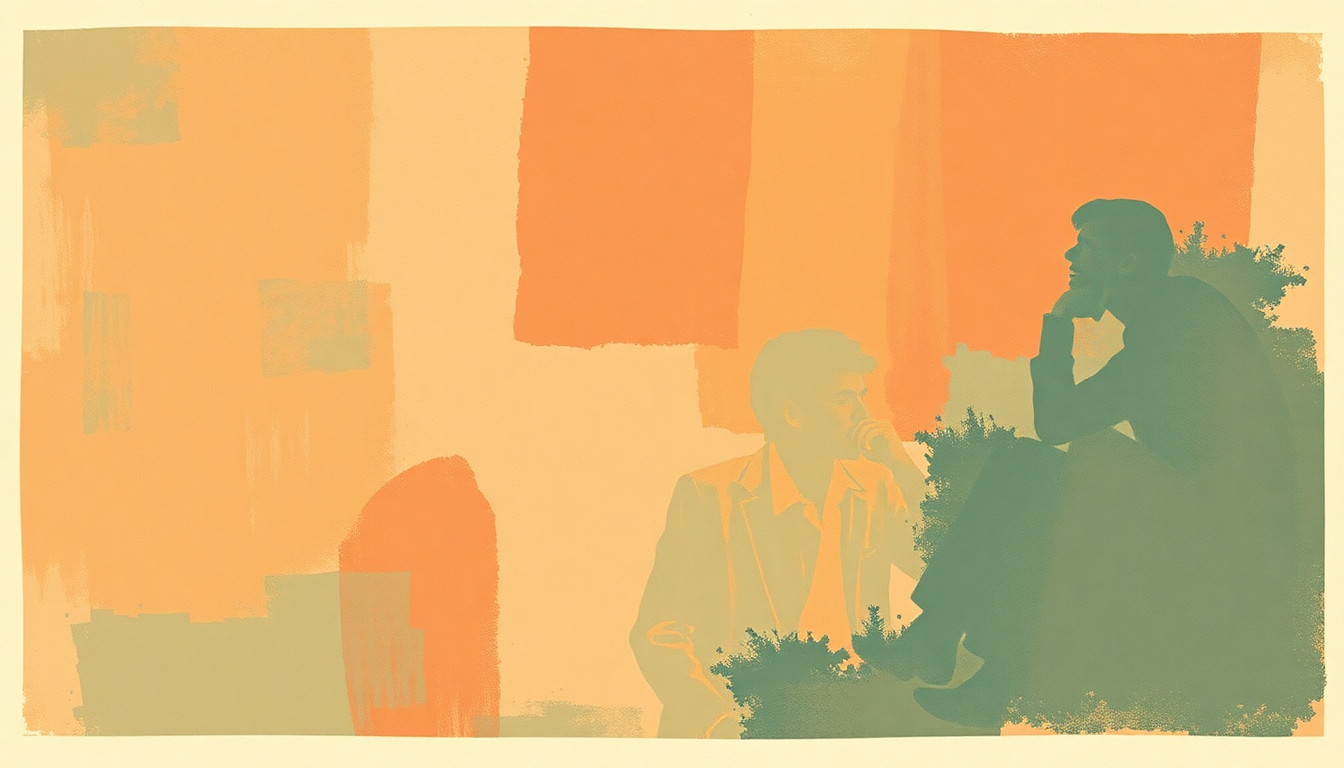 Fan-driven abstract illustration evoking the emotional arc of So You Want to Be a Rock and Roll Star by The Byrds