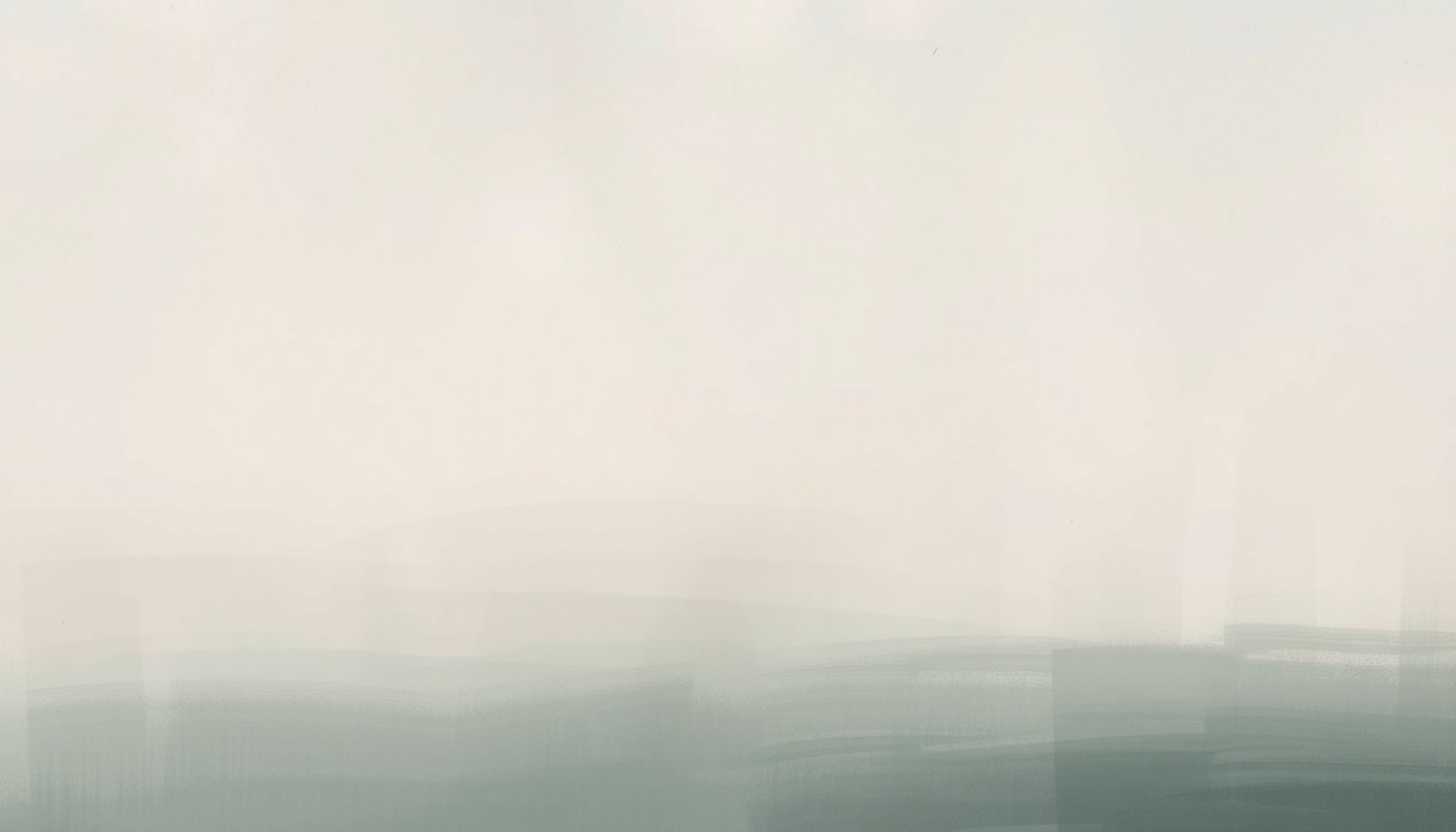 Fan-driven abstract illustration evoking the emotional arc of Socrate by Erik Satie