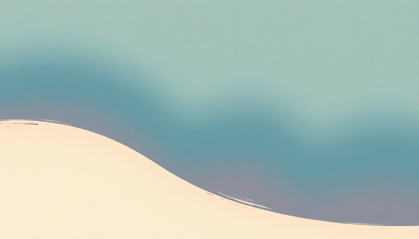 Fan-driven abstract illustration evoking the emotional arc of Soft Return by Labradford