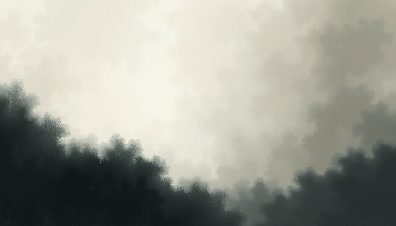 Fan-driven abstract illustration evoking the emotional arc of Solitude by Duke Ellington