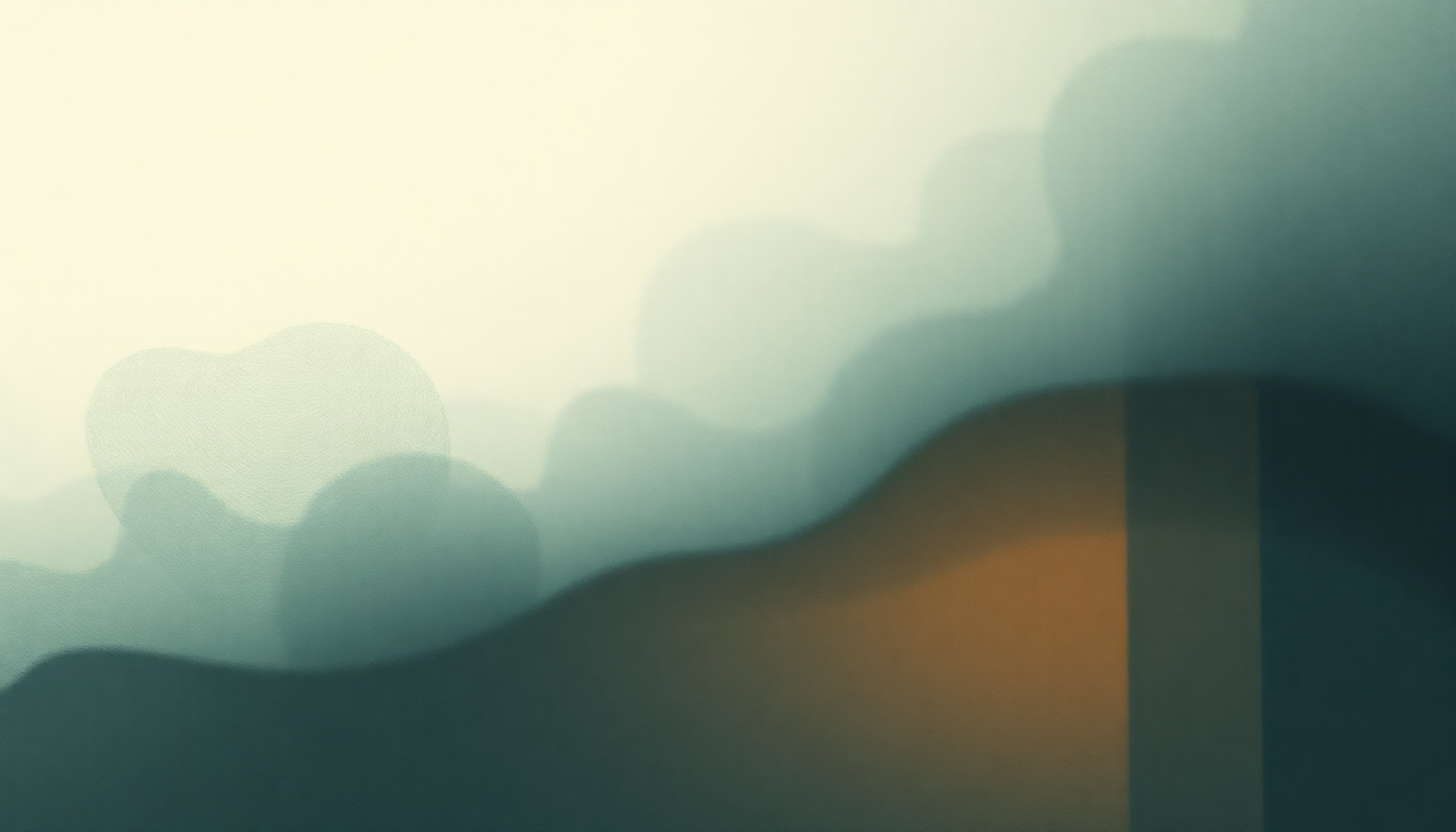 Fan-driven abstract illustration evoking the emotional arc of Solitude by M83