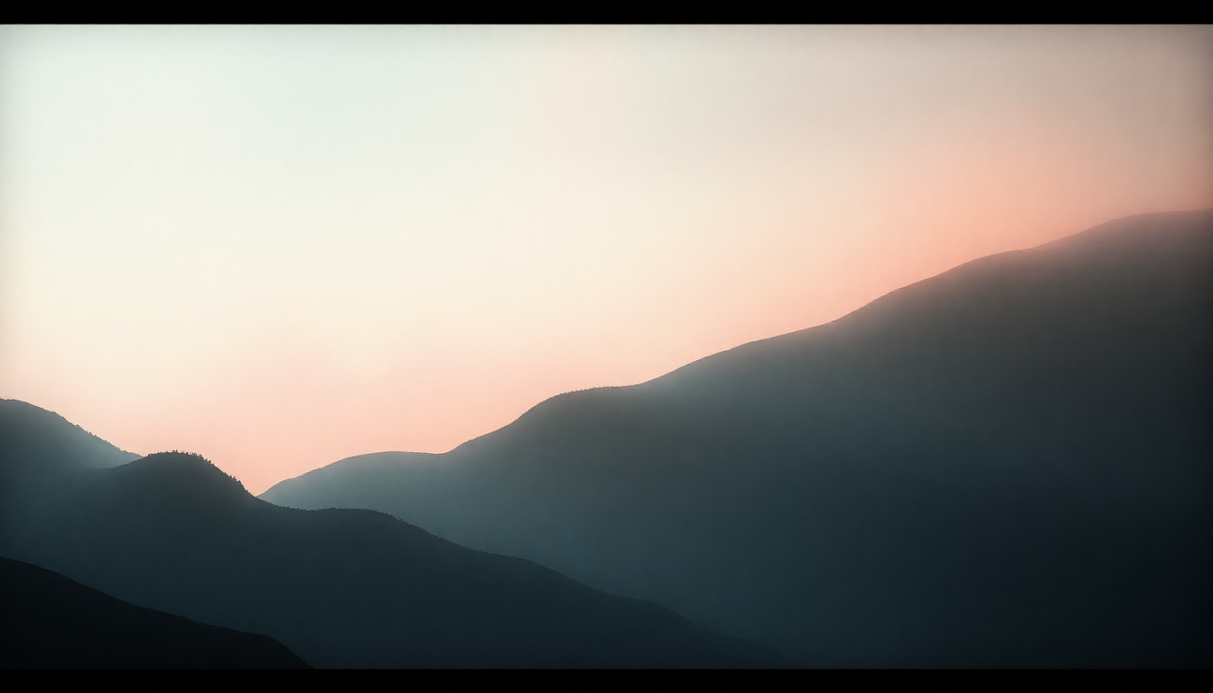 Fan-driven abstract illustration evoking the emotional arc of Solsbury Hill by Erasure