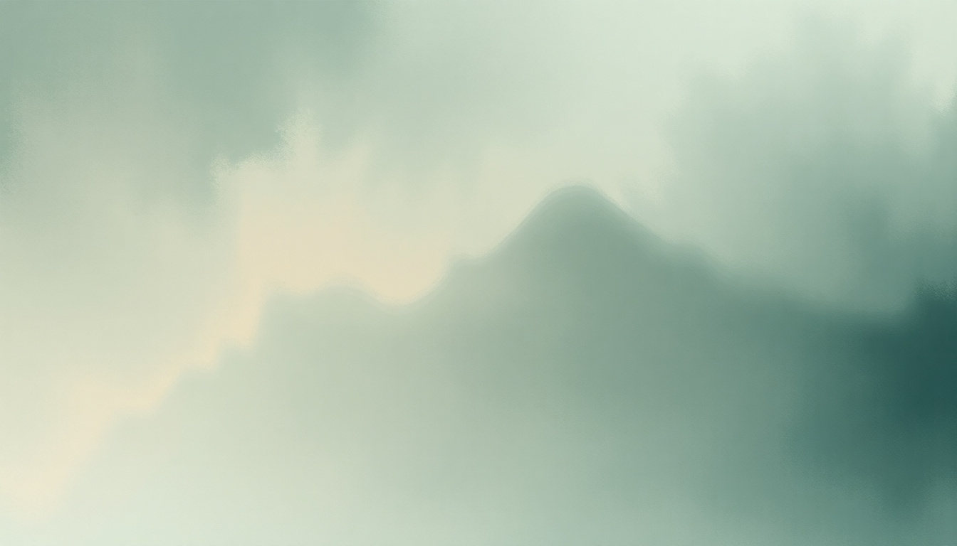 Fan-driven abstract illustration evoking the emotional arc of Solveig's Song by Edvard Grieg