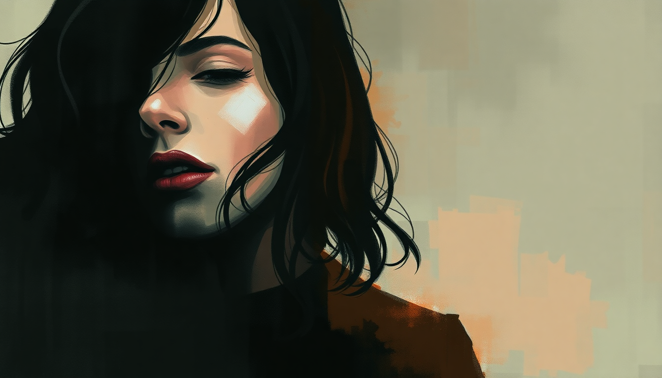 Fan-driven abstract illustration evoking the emotional arc of Some Unholy War by Amy Winehouse