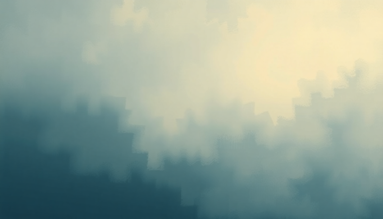Fan-driven abstract illustration evoking the emotional arc of Somebody Else by The 1975