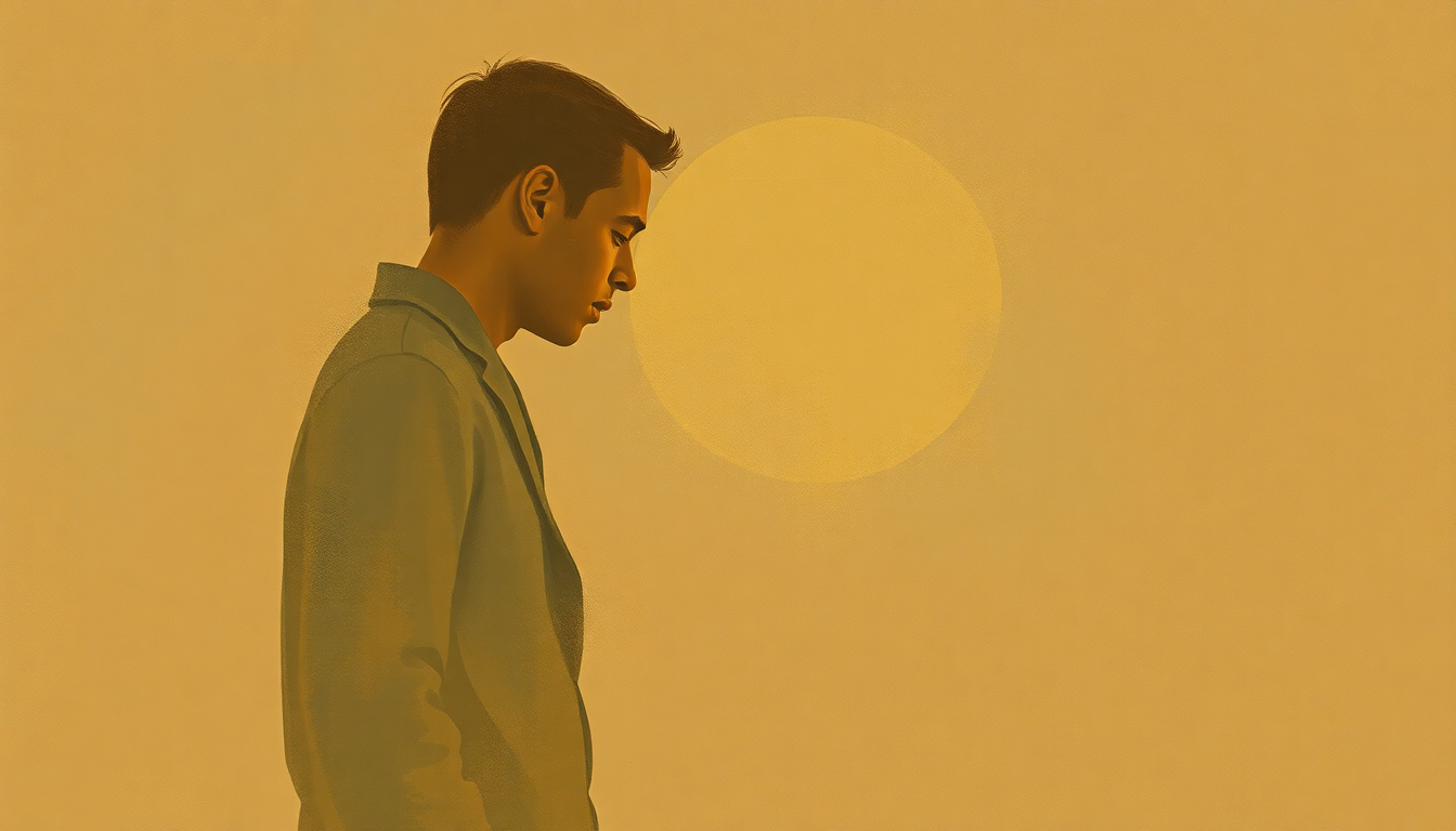 Fan-driven abstract illustration evoking the emotional arc of Someday My Prince Will Come by Miles Davis