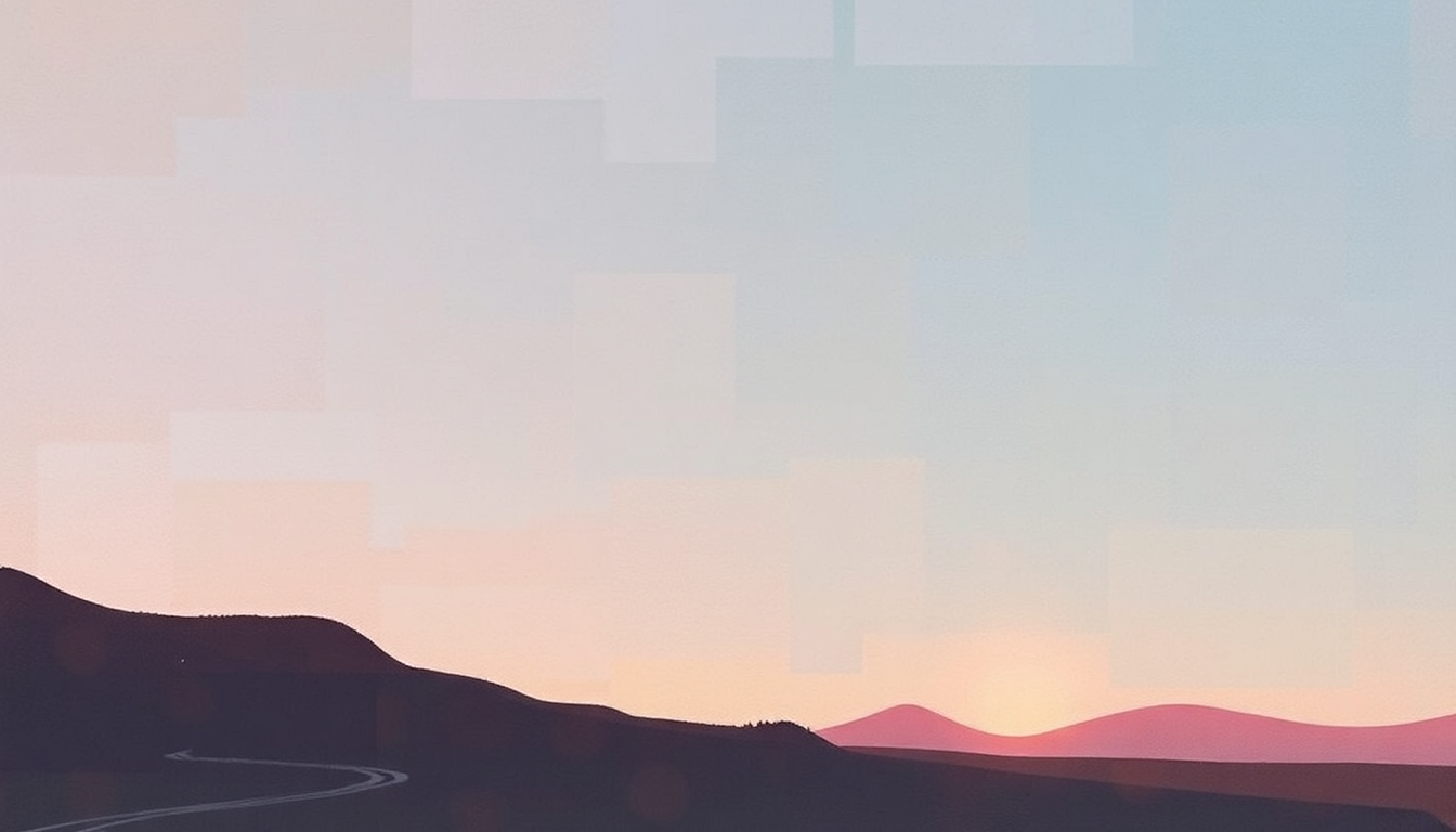 Fan-driven abstract illustration evoking the emotional arc of Someday Never Comes by Creedence Clearwater Revival