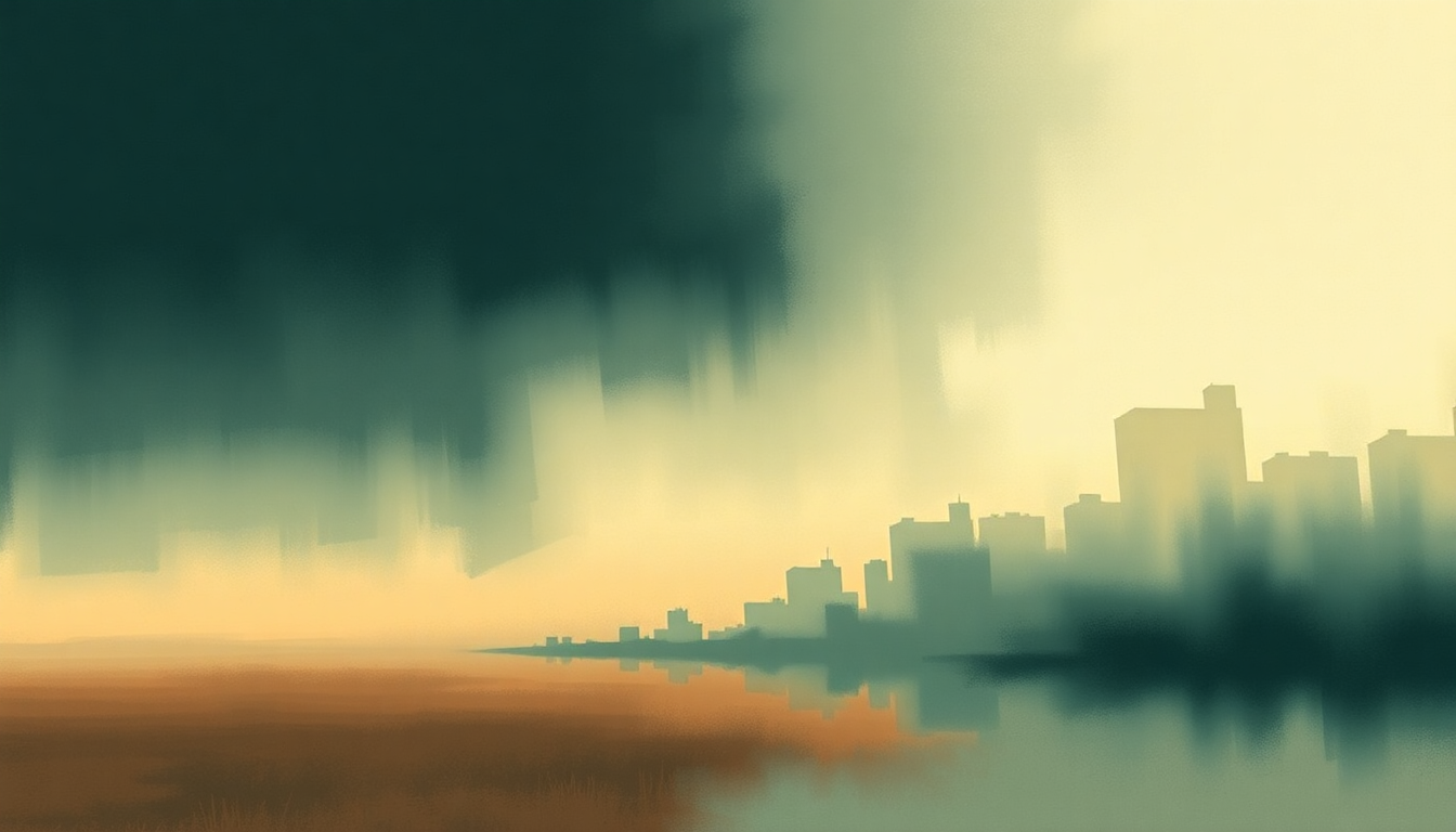 Fan-driven abstract illustration evoking the emotional arc of Someday by Steve Earle